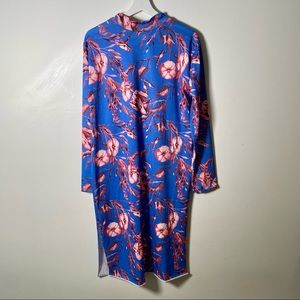 Floral print midi dress Zara Trafaluc